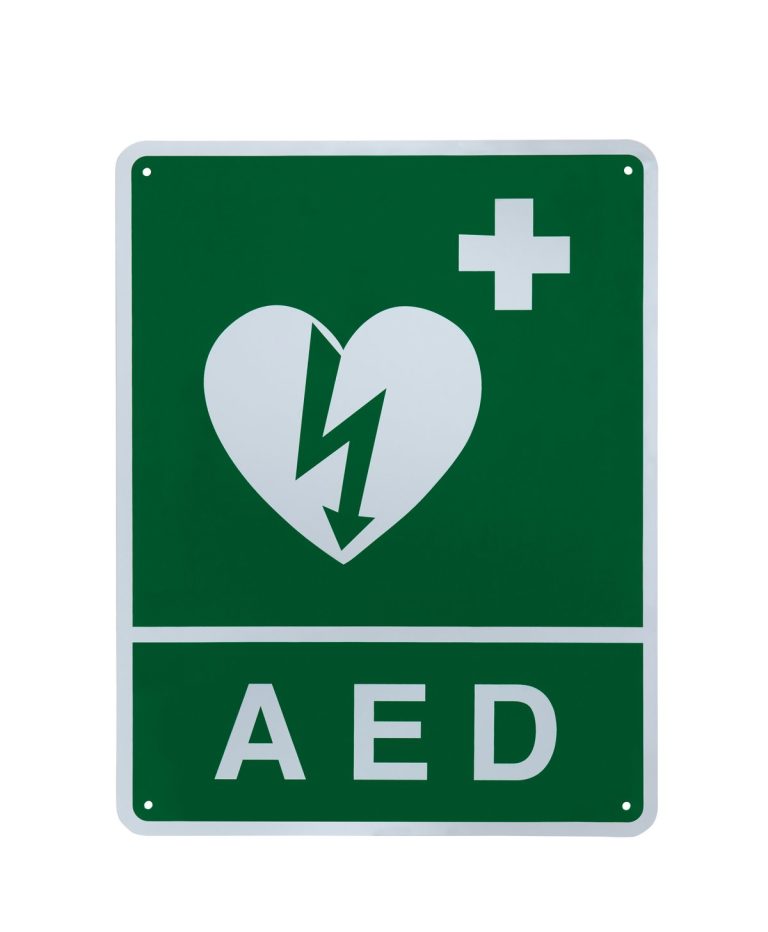 ILCOR Flush Wall Sign (AED)