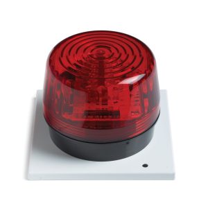 Strobe Light with Mounting Plate for Semi and Fully Recessed Wall Cabinets